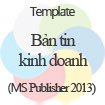 Bản tin kinh doanh màu xanh lục