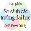 Bảng so sánh các trường đại học